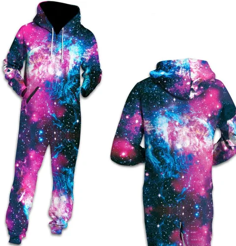 Vista 7 de MonoEnterizo de Manga Larga para Mujeres y Hombres Playsuit Onesie Jumpsuit Pijamas para Adultos