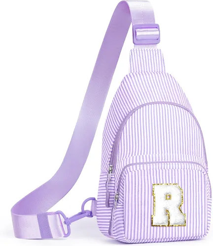 Vista 37 de YOOLIFE Regalos de Navidad para niñas adolescentes Bolso cruzado inicial con bandolera Bolso cruzado monograma para regalos de cumpleaños para niñas