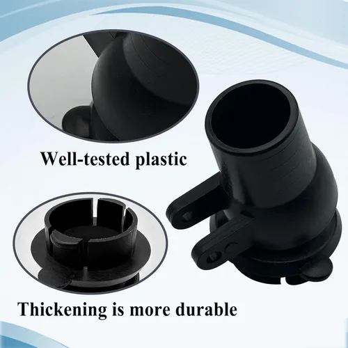 Vista 6 de GW9012 - Kit giratorio para limpiador de piscinas, color negro Pieza de repuesto para limpiador automático de piscinas