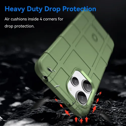Vista 3 de Funda duradera de ajuste delgado para Redmi 12, funda protectora resistente para exteriores con protección de lente de cámara a prueba de golpes