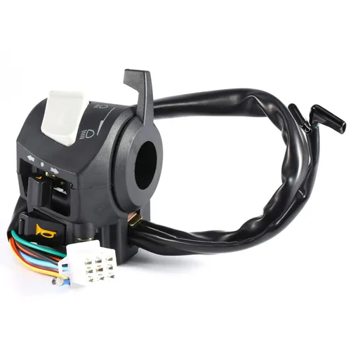 Vista 9 de Fydun Interruptor de control de luz de giro para manillar de motocicleta, interruptor universal para montaje en manillar, 1 par, lado izquierdo