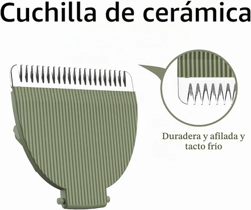 Vista 5 de MANSPOT Cuchilla de cerámica reemplazable verde (1 piezas)