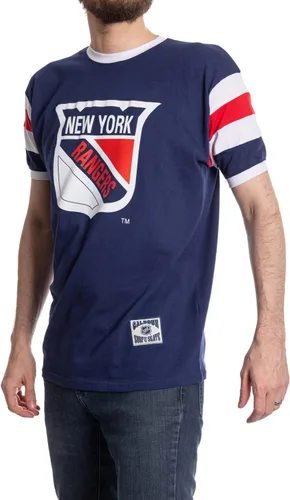 Vista 3 de Calhoun NHL Surf & Skate - Camiseta de estilo retro para hombre, diseño de rayas, estilo retro