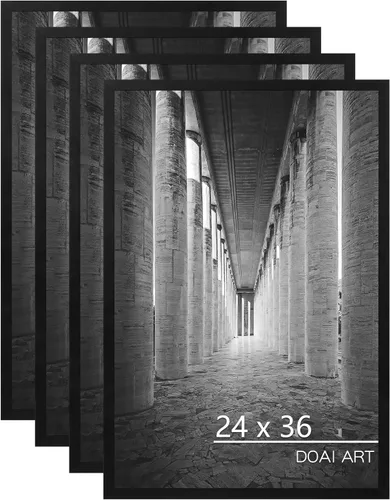 Vista 66 de DOAI ART Marco de fotos de 5x7 pulgadas, marco negro de 5x7 pulgadas para exhibición horizontal o vertical con montaje en pared y sobremesa Marco
