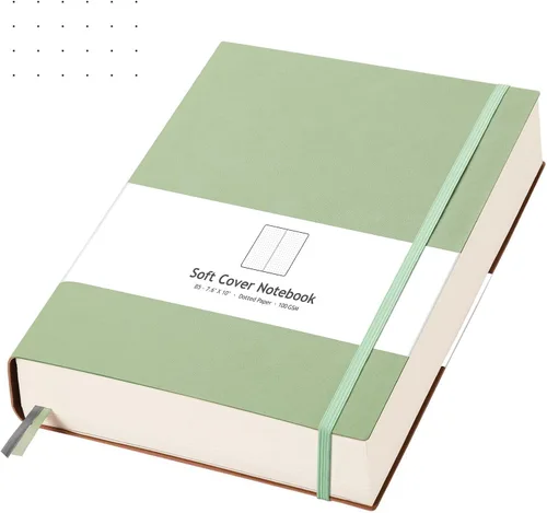 Vista 14 de AHGXG Cuaderno de papel cuadriculado - Cuaderno de papel de cuadrícula tamaño A4 grande 8.5''×11'', 320 páginas de diario grueso, papel cuadriculado
