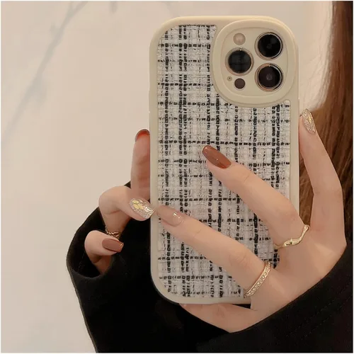 Vista 8 de Funda de silicona con diseño de rayas de punto retro para iPhone 14, 13, 12, 11 Pro Max X XR XS Max 7 8 Plus SE 2020, carcasa trasera suave