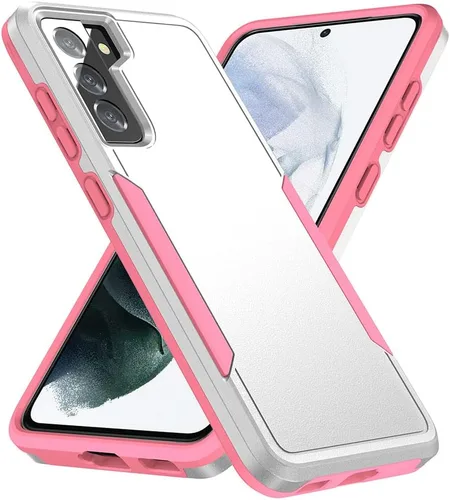Vista 29 de Funda para Samsung Galaxy S21 (no para S21 Plus y S21 Ultra), resistente, a prueba de golpes, de grado militar, soporte de carga inalámbrica