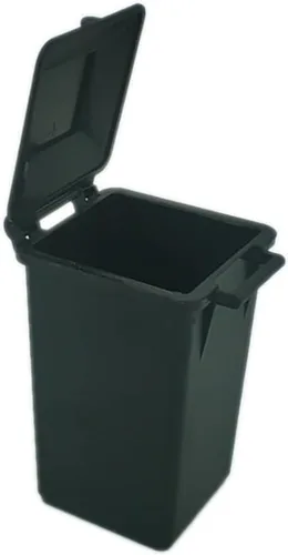Vista 6 de Mini cubo de basura vehículo juguete conjunto - Niños simulan jugar reciclaje ABS camión conjunto