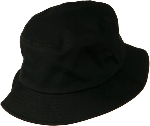 Vista 3 de e4Hats.com Sombrero de cubo de sarga de mezcla de algodón de gran