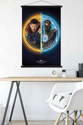 Vista 12 de Trends International Marvel Spider-Man: No Way Home - Póster de pared dúo, 22.4 pulgadas de largo x 14.7 pulgadas, versión enmarcada de madera