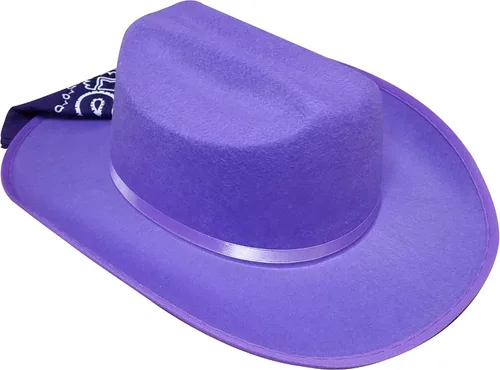 Vista 45 de Aeromax Sombrero de vaquero junior con pañuelo