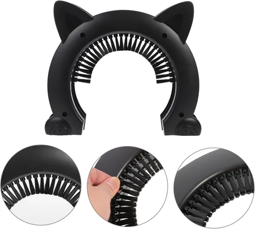 Vista 8 de Happyyami Two-Way Cat Door Brushed Design for Indoor Cat Door for Your Home