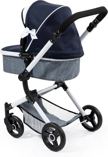 Vista 3 de Bayer Neo Vario Doll Pram & Pushchair - 20.5 in Foldable Reborn Stroller