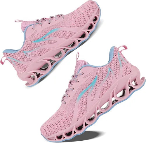 Vista 6 de APRILSPRING Womens Walking Shoes Running Fashion Non Slip Type Sneakers