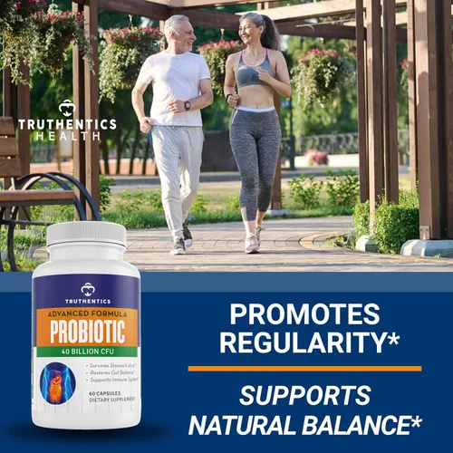 Vista 6 de Truthentics Quercetina con bromelina y zinc Plus Probiótico avanzado con prebióticos - Soporte inmunológico, respiratorio y digestivo - Sin gluten