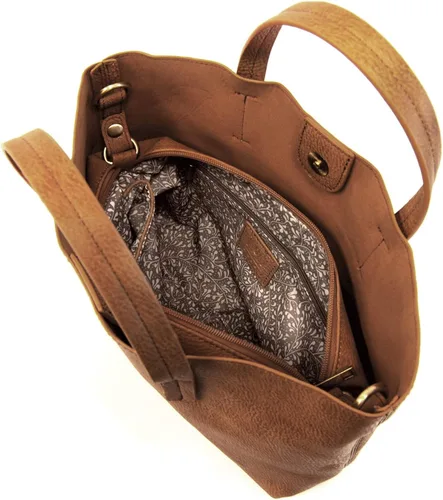 Vista 6 de Joy Susan Kelsey - Mini bolso de mano vegano para mujer, Saddle, talla única