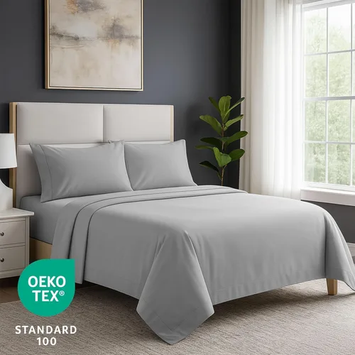 Vista 34 de Pure Bedding Juego de Sábanas Twin - Sábanas de Cama de Microfibra Ultra-Suave 1800 - Doble Cepillado - Bolsillos Profundos - Ajuste Fácil - Extra