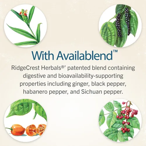 Vista 6 de Ridgecrest Herbal Clearlungs Classic Red Label - 60 cápsulas (paquete de 3)