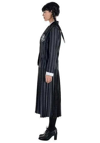 Vista 2 de Disfraz de Wednesday Nevermore para mujer Multicolor