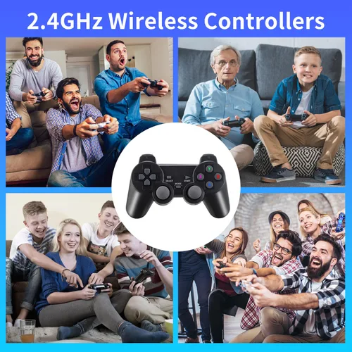 Vista 6 de 2024 Upgraded Retro Gaming Console,X2 Ultra Stick Game 4K, Wireless Retro Game Stick Built-in 23 Emulators, Retro Drive 20,400+ Games,Consola