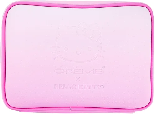 Vista 3 de The Crme Shop Hello Kitty Perfect Pink Estuche de viaje, bolsa de maquillaje y cosméticos para mujer, artículos esenciales de viaje