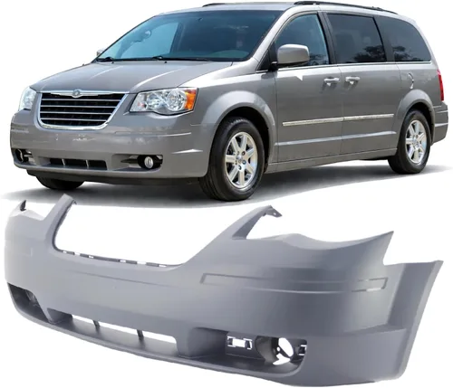 Vista 27 de FitParts Compatible con Nissan Titan 2017 cubierta de parachoques delantero superior