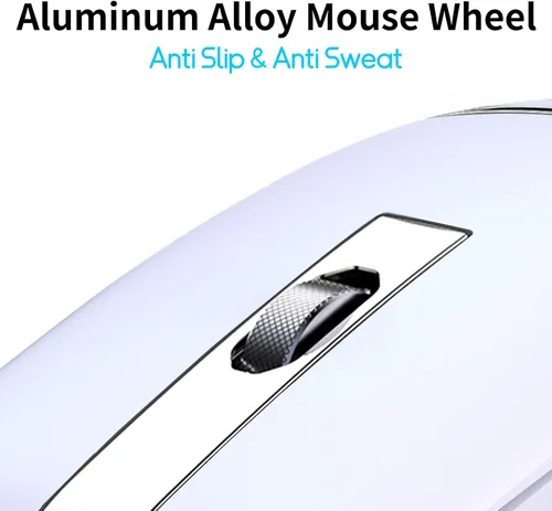 Vista 7 de ACOZYKITTEN Arc - Ratón Bluetooth con Bluetooth, ultra delgado, recargable, inalámbrico, curvado, modo dual (BT5.0/3.0+2.4G), mouse de viaje