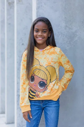 Vista 2 de LOL Surprise Queen Bee - Sudadera con capucha de forro polar para niñas pequeñas a grandes