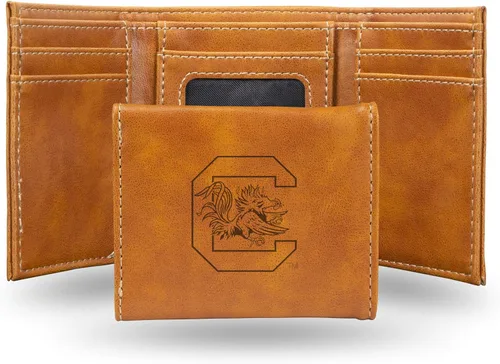 Vista 37 de NCAA Rico Industries - Billetera triple grabada con láser, con grabado láser, accesorio para hombre