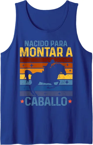 Vista 11 de Horse Rider Equestrian Riding Nacido Camiseta sin mangas Para Montar A Caballo Negro