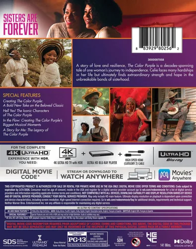 Vista 3 de The Color Purple (2023) 4K Ultra HD + Digital 4K UHD
