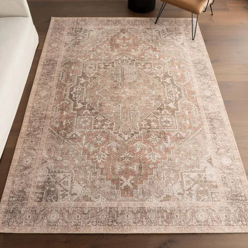 Vista 43 de nuLOOM Aether - Alfombra de área con medallón marrón, 8 x 10 pies Éter Marrón