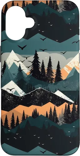 Vista 22 de iPhone 16 Abstract Outdoor Landscape Aesthetic Mountain Case