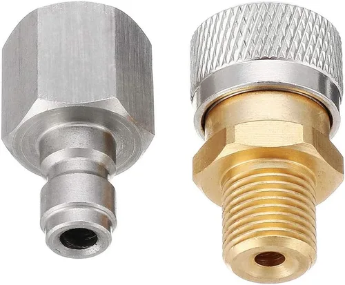 Vista 4 de Conector BSPP de 1/8 a 0.315 in Plug Fill Nipple Foster Set de desconexión