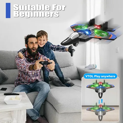 Vista 8 de 4DRC V32 Aviones RC de espuma con 3 baterías, aviones de control remoto para niños y adultos de 8 a 16 años, avión a control remoto, helicóptero