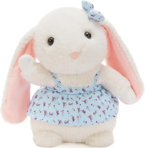 Vista 8 de MorisMos Perro de peluche con peso de 24 pulgadas, peluche para microondas Perro marrón