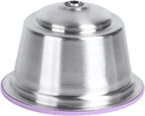 Vista 2 de Fdit Taza de cápsula de café recargable reutilizable de acero inoxidable apta para cafetera Dolce Gusto compatible con Nestle Dolce Gusto juego