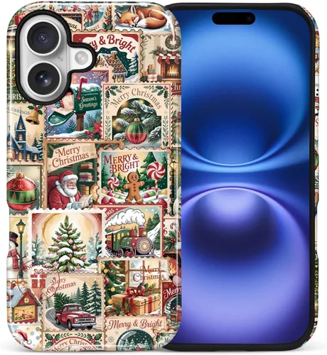 Vista 148 de Funda para iPhone 13 iPhone 14, a prueba de golpes, funda protectora híbrida de 2 capas, doble protección contra caídas, antiarañazos, diseño