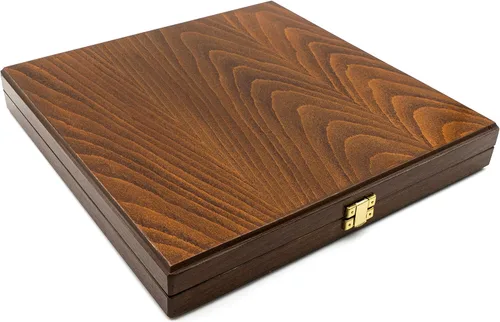 Vista 7 de Juego de ajedrez de metal ícaro hecho a mano en caja de madera
