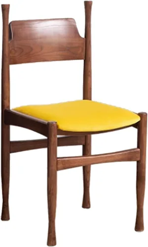 Vista 22 de Sillas de comedor, modernas sillas de comedor de madera, silla de cocina tapizada, taburete sin brazos de granja, silla ocasional para cocina, sala