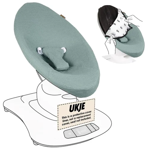 Vista 11 de UKJE Liner Baby Rocker Cover - Compatible con 4moms MamaRoo 4 Old Model Before 2022 - Funda para columpio para bebé, cubierta de gorila - Funda