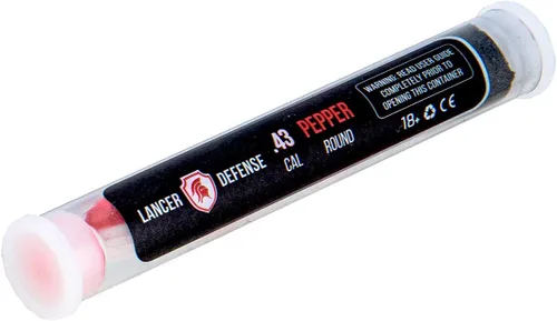Vista 4 de Lancer Tactical Bola de Defensa 0.43 Cal para Autodefensa Incluye Proyectil de Pimienta para Uso en Todos los Lanzadores de Proyectiles de Pimienta
