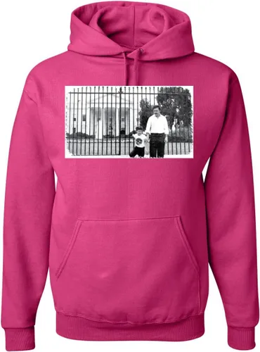 Vista 23 de Pablo Escobar Medellin Cartel Cocaine Cowboys White House Picture Pop Culture Unisex Graphic Sudadera con capucha