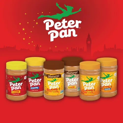 Vista 5 de Peter Pan Crema crujiente de maní tostado con miel, 16.3 onzas (paquete de 12)