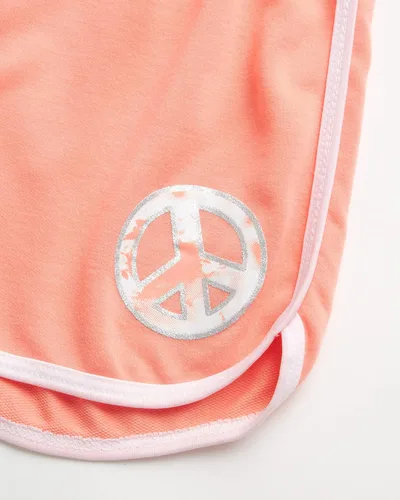 Vista 4 de Coney Island Pantalones cortos de fútbol para niñas y niñas, pantalones cortos de baloncesto para niñas, pantalones cortos de correr para niñas