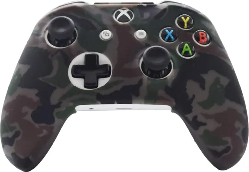Vista 2 de Hikfly Kit de protector de piel de gel de silicona para Xbox OneXbox One SXbox One X Controller Videojuegos