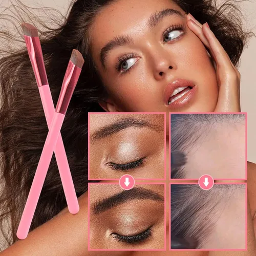 Vista 6 de 2 brochas multifunción para cejas que hacen que el cabello se parezca a trazos en absoluto, cepillo de contorno de cejas corrector de cejas