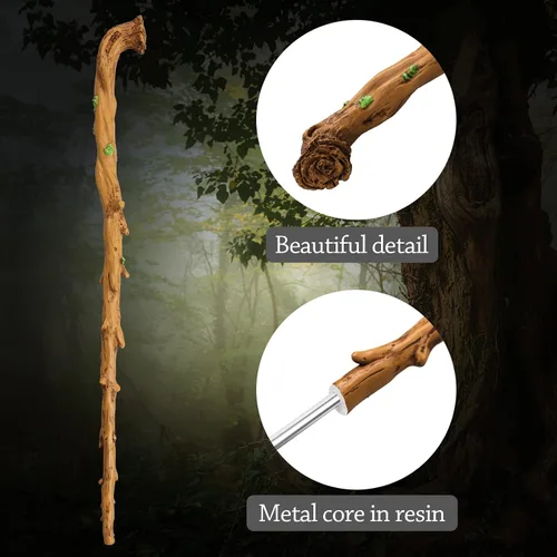 Vista 3 de Varita mágica de bruja de mago de hechicero para varitas de juguete mágicas coleccionables (sucursal)