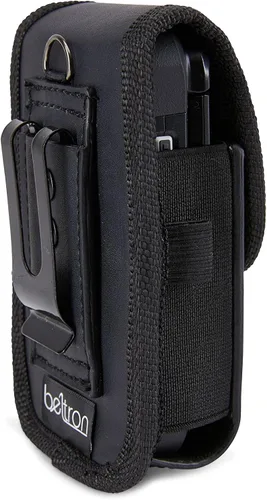 Vista 4 de BELTRON - Funda universal con tapa para teléfono, funda vertical de piel para TCL Flip Pro, Flip 3, Alcatel Go Flip 4, Go Flip V, Cingular Flip 2