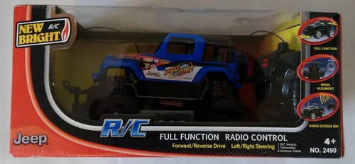 Vista 2 de Pro Dirt - Control de radio de función completa Jeep - Azul - 27 MHZ por New Bright